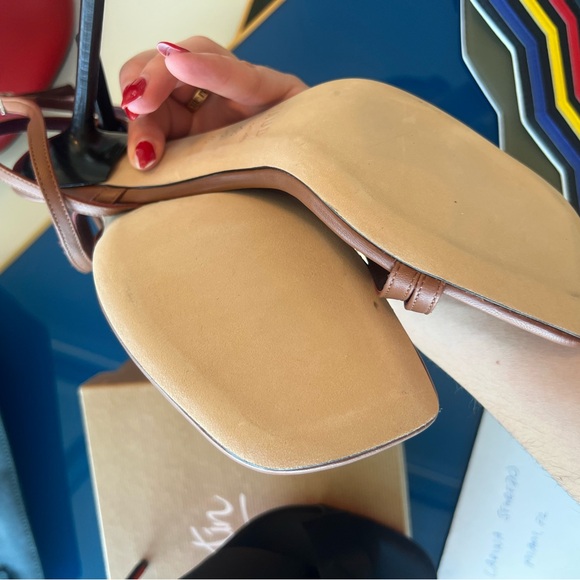 Staud Women's Mona Ankle Strap High Heel Sandals - Picture 3 of 3